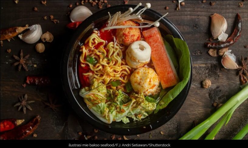 Resep Bakso Seafood Kuah Pedas