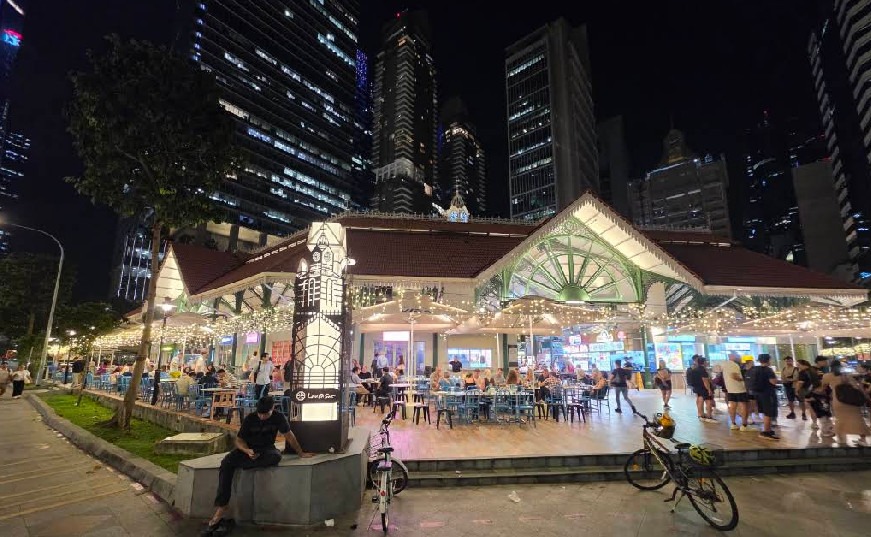 Lau Pa Sat - Singapore Location Filming